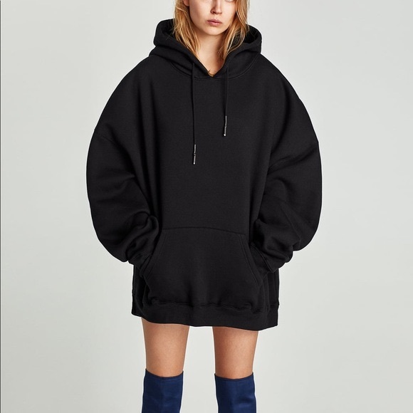Black Zara Hoodie - Picture 1 of 5